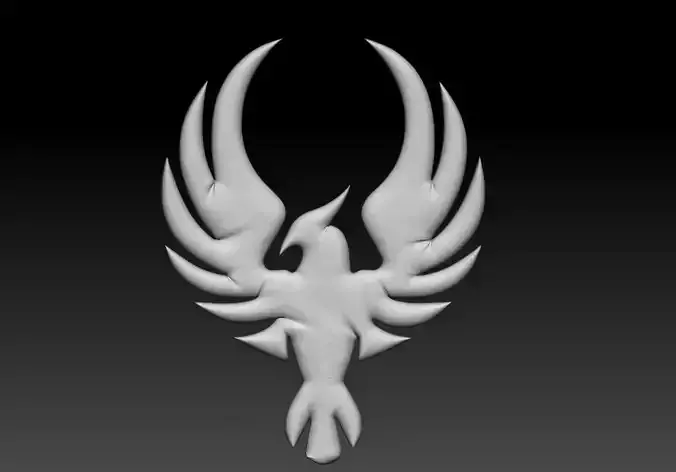 Flying Eagle Bird 3D Printable Model