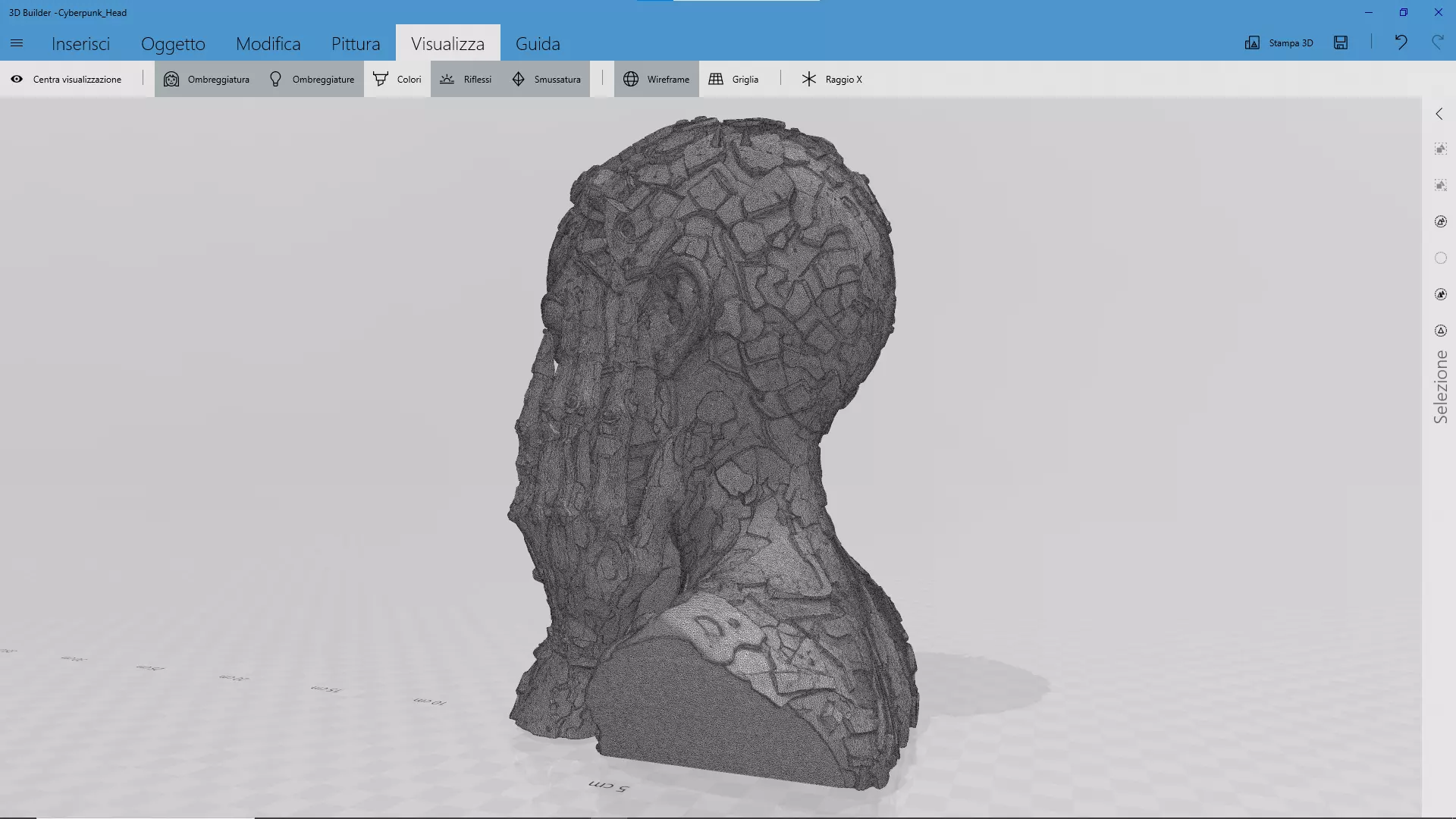 Cyberpunk Head STL 3D print model_9