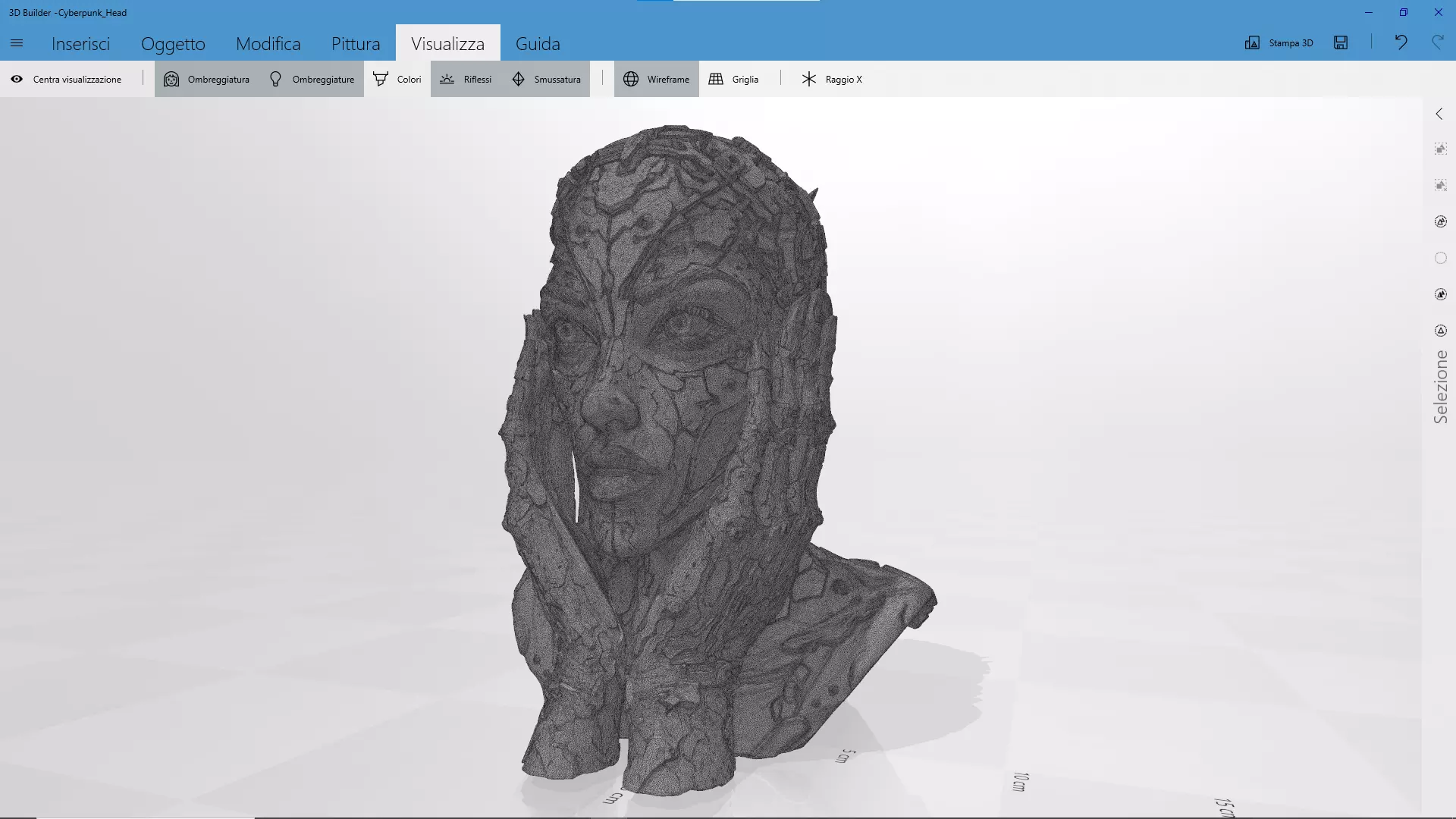 Cyberpunk Head STL 3D print model_8