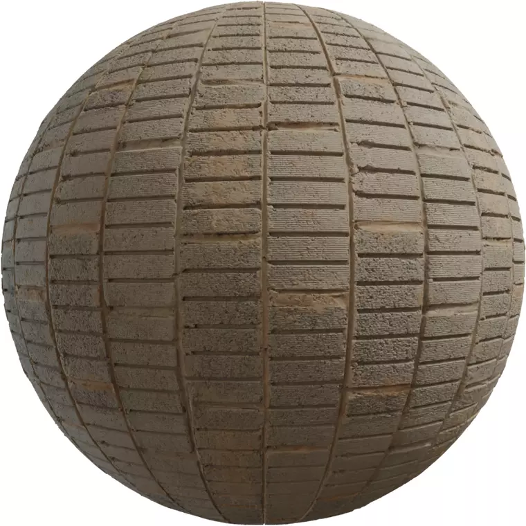 Textured Concrete Tactile Pavers PBR Texture Texture