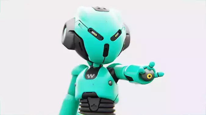 TOON DROID MEGALON rigged