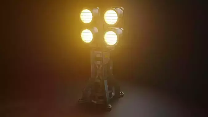 Large Flood or Spot Light Tower