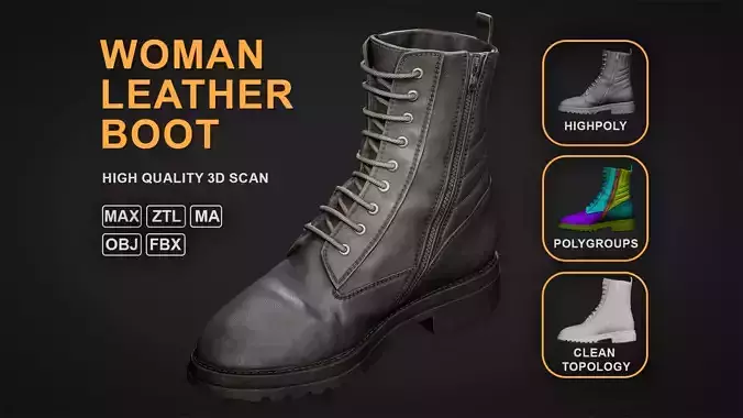 Woman Leather Boot