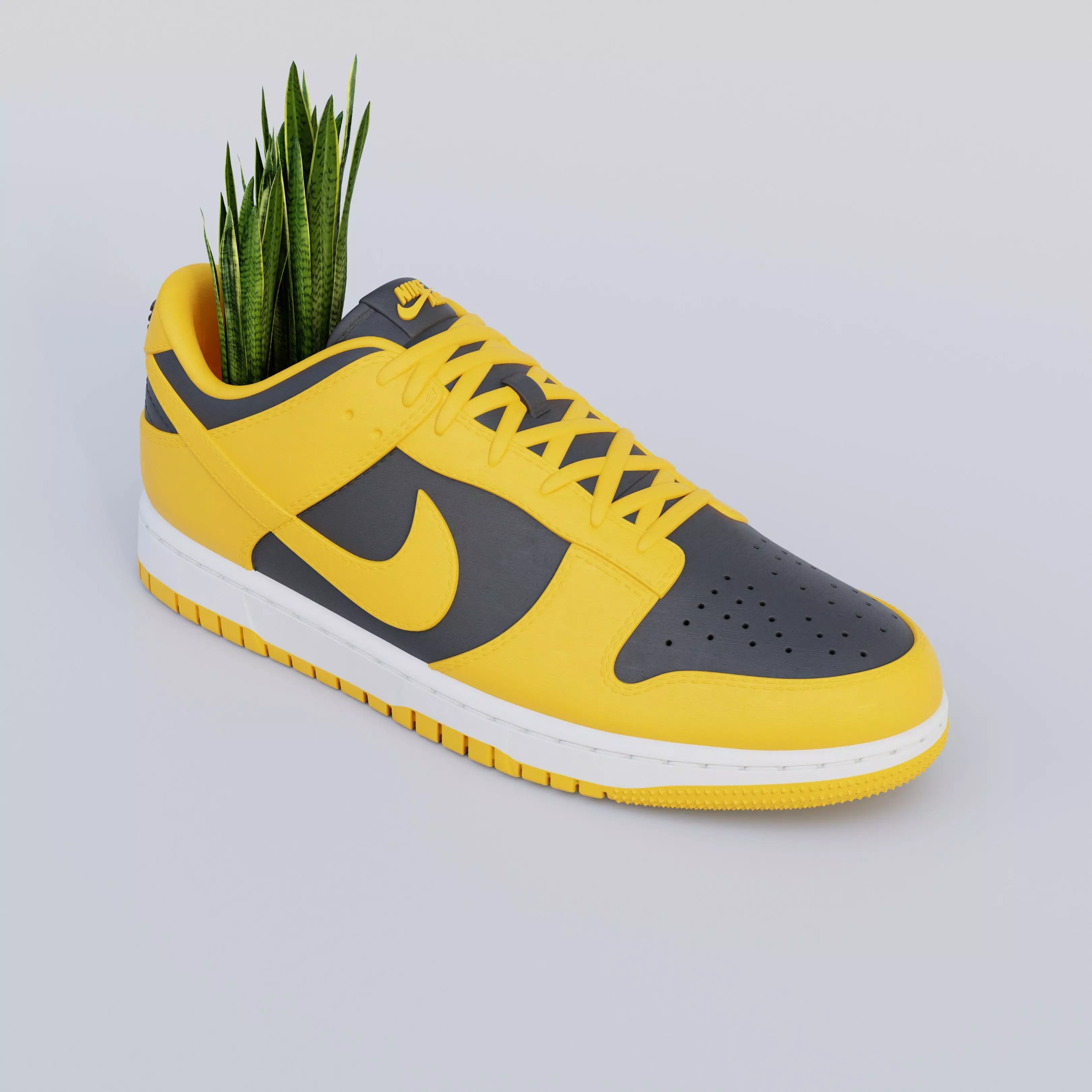 Nike Dunk Low  3D Printable Sneaker Model 3D print model_10