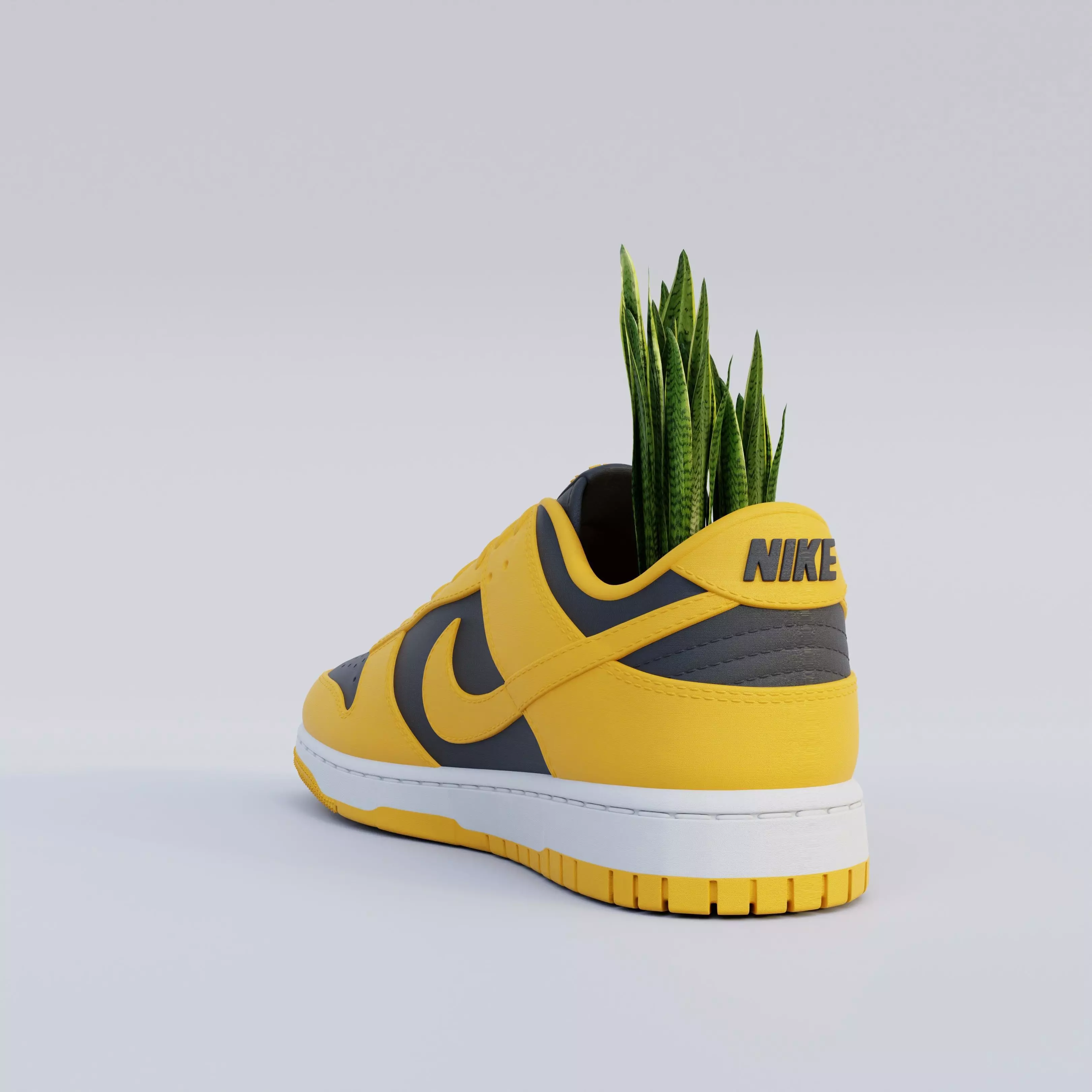 Nike Dunk Low  3D Printable Sneaker Model 3D print model_7