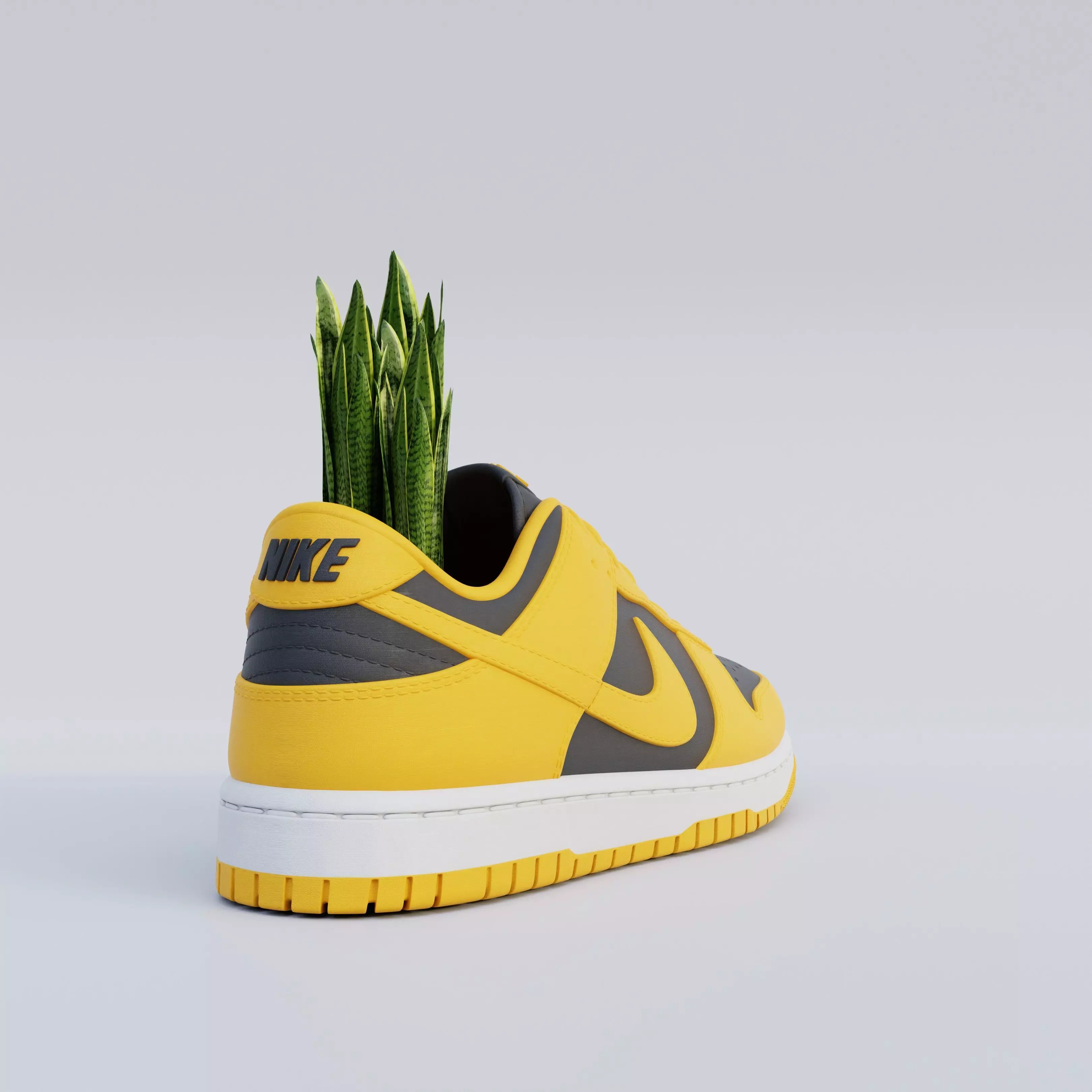 Nike Dunk Low  3D Printable Sneaker Model 3D print model_5