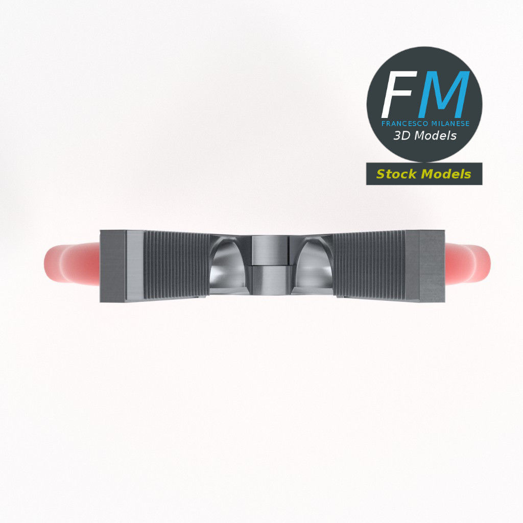Linesman pliers 3D model_6