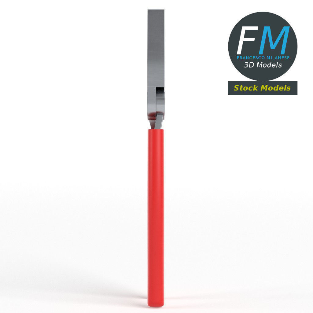 Linesman pliers 3D model_4