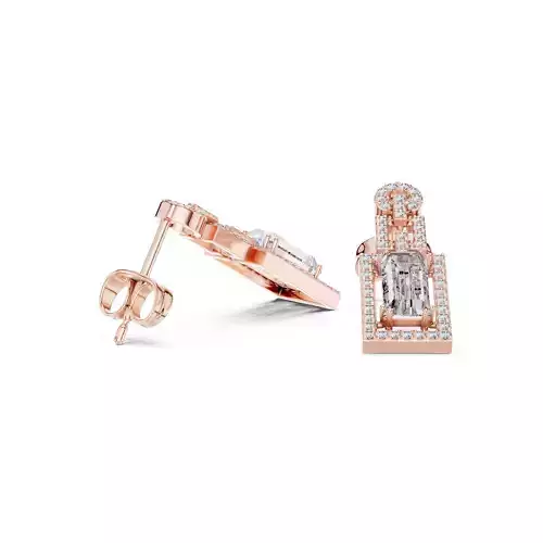 Bug Straight  Diamond Earring