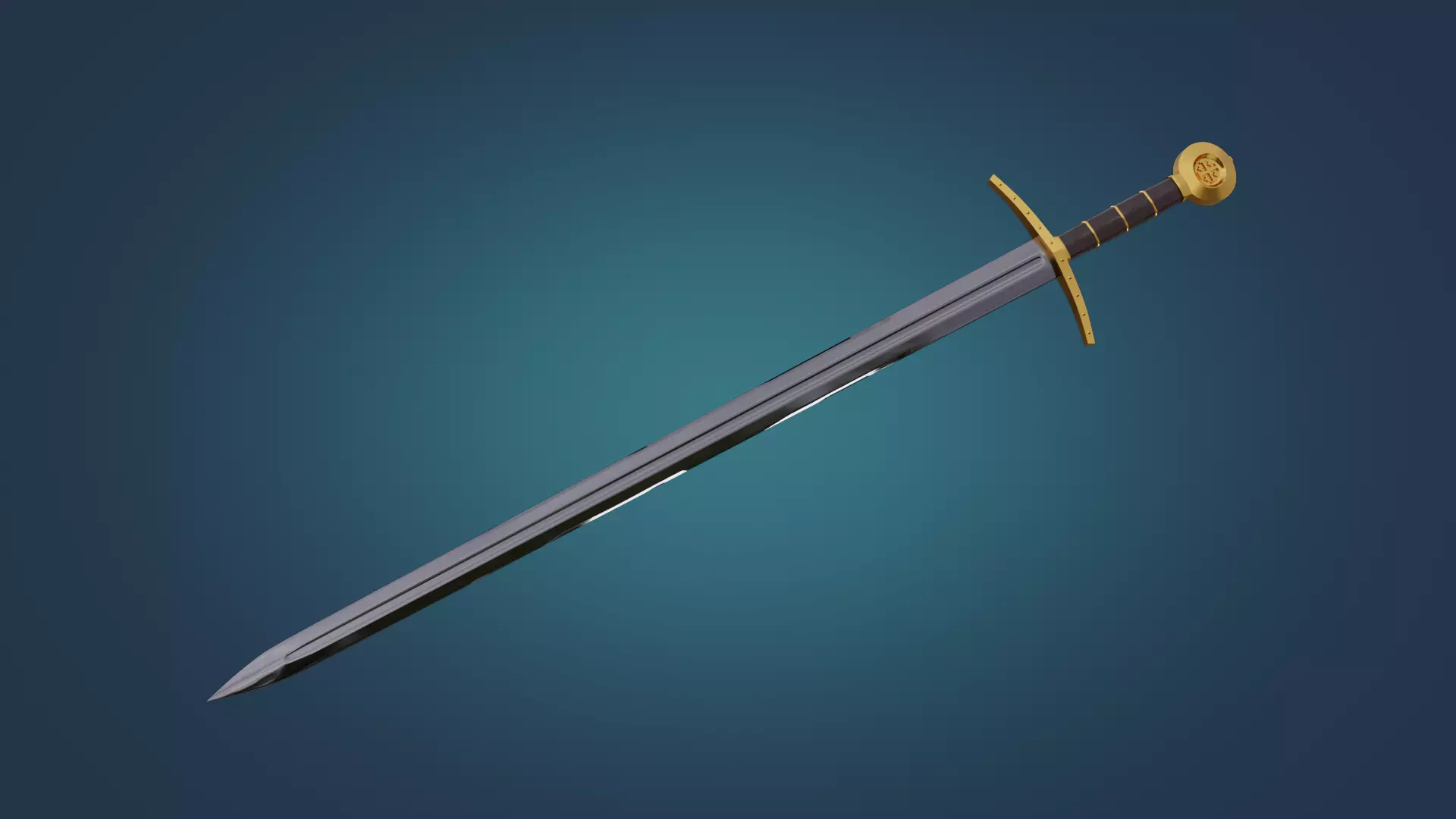King Baldwin Sword - Kingdom Of Heaven 3D print model_0