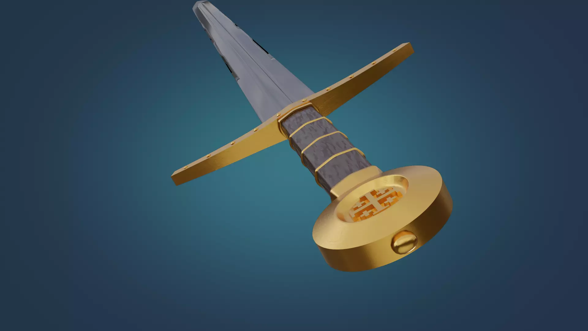 King Baldwin Sword - Kingdom Of Heaven 3D print model_2