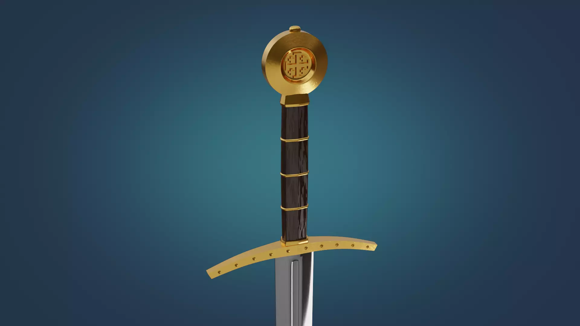 King Baldwin Sword - Kingdom Of Heaven 3D print model_3