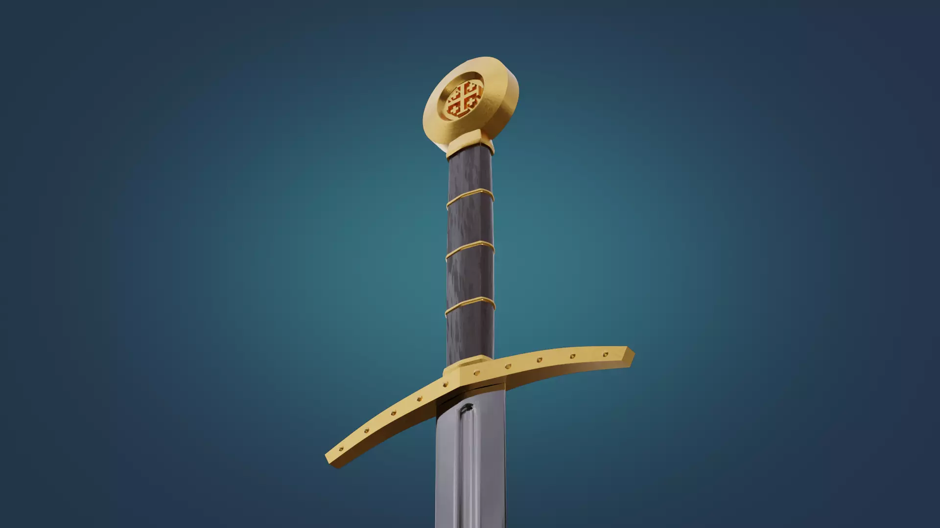 King Baldwin Sword - Kingdom Of Heaven 3D print model_4