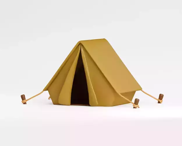 Cartoon Camping Tent