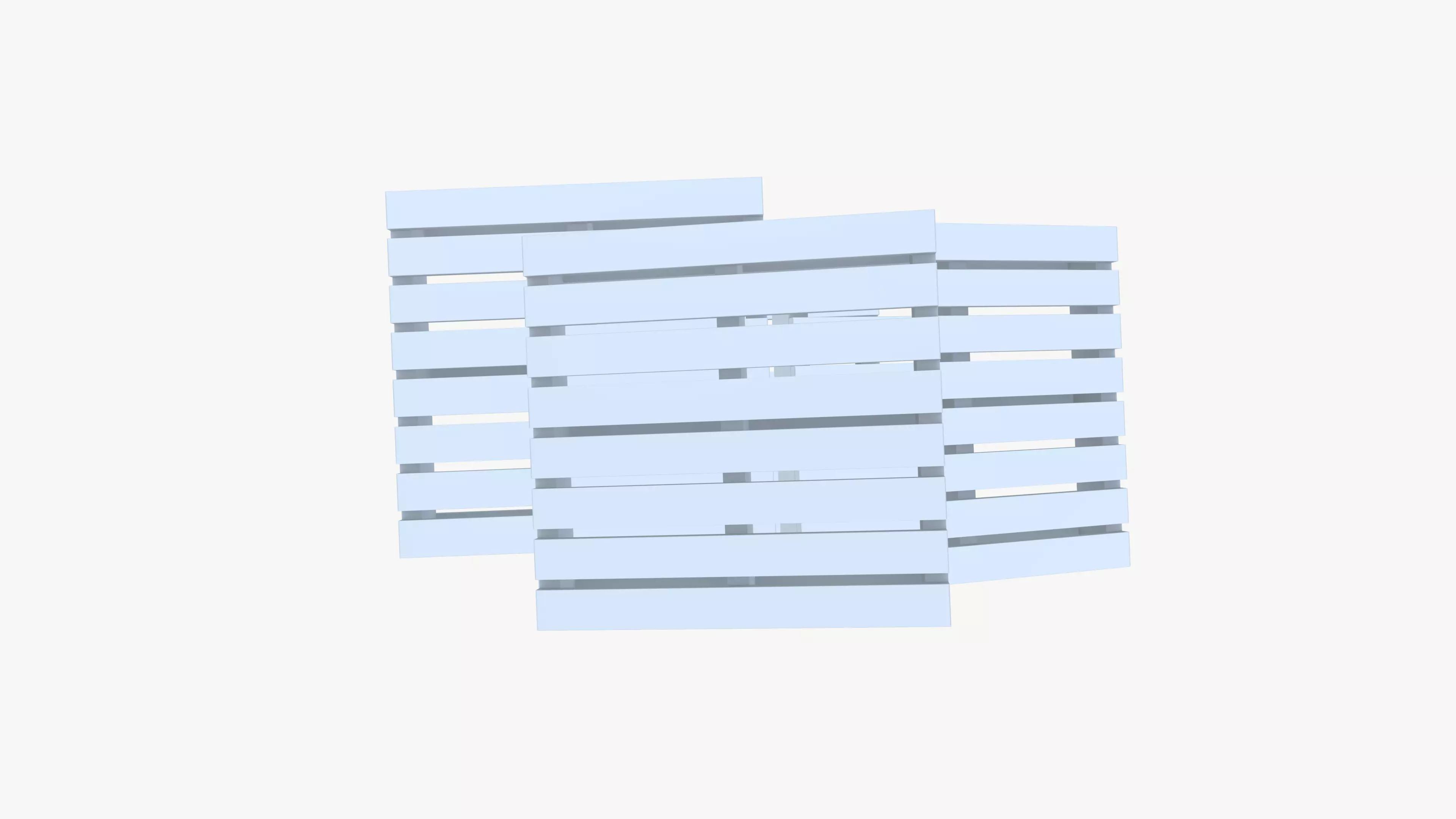 Wooden Pallet 3D model_8