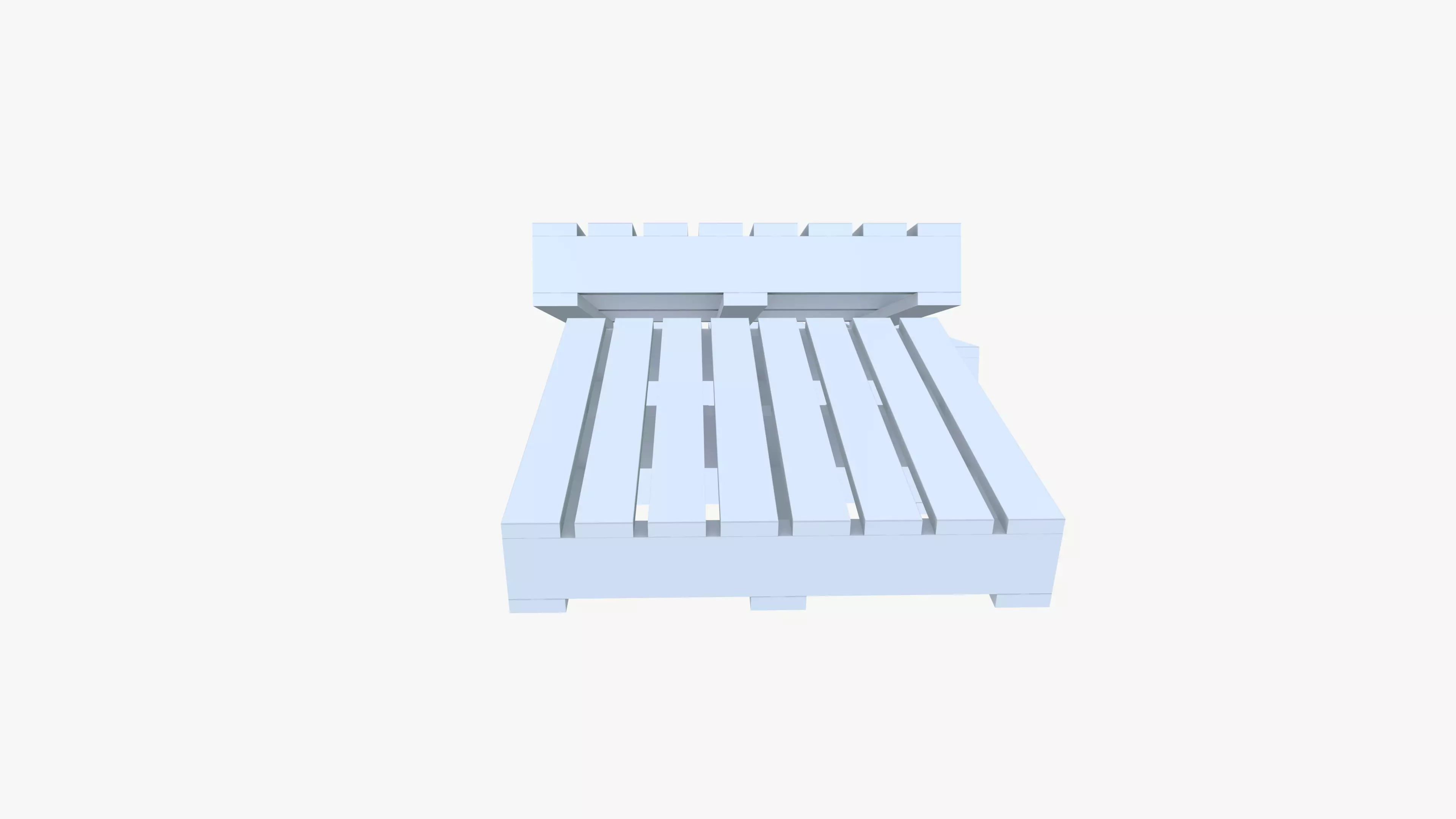 Wooden Pallet 3D model_11