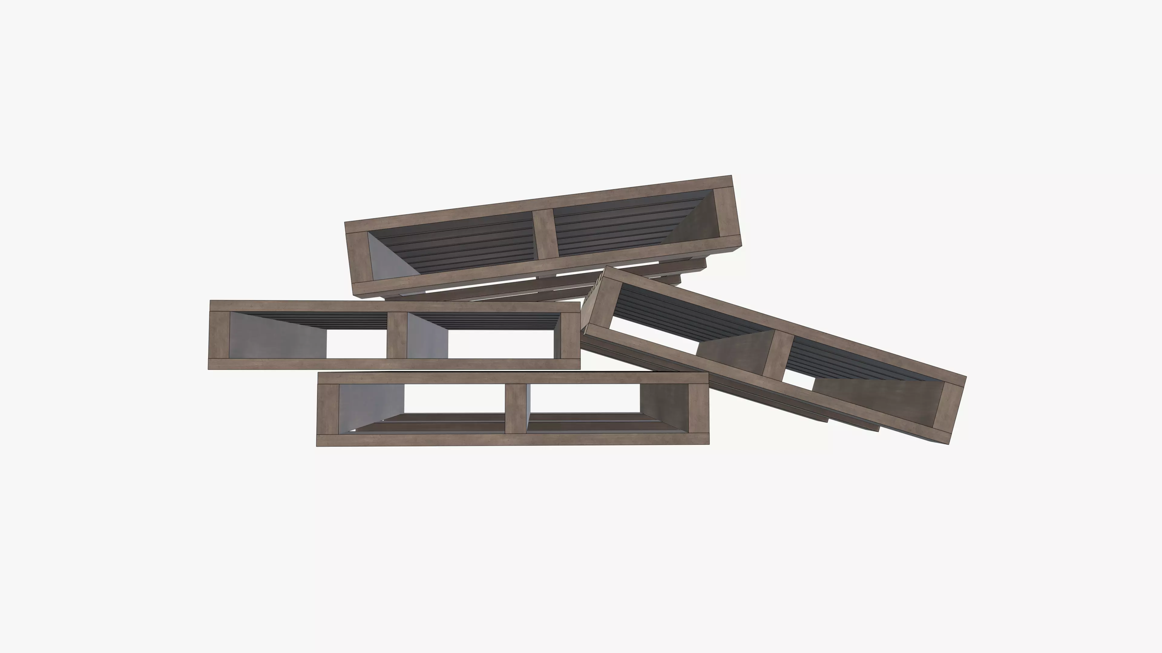 Wooden Pallet 3D model_19