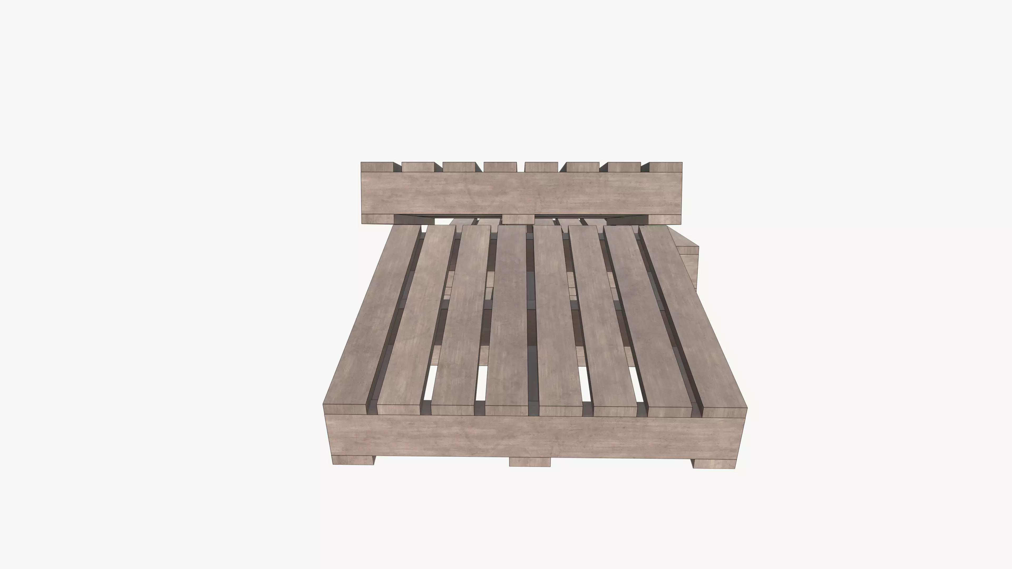Wooden Pallet 3D model_22