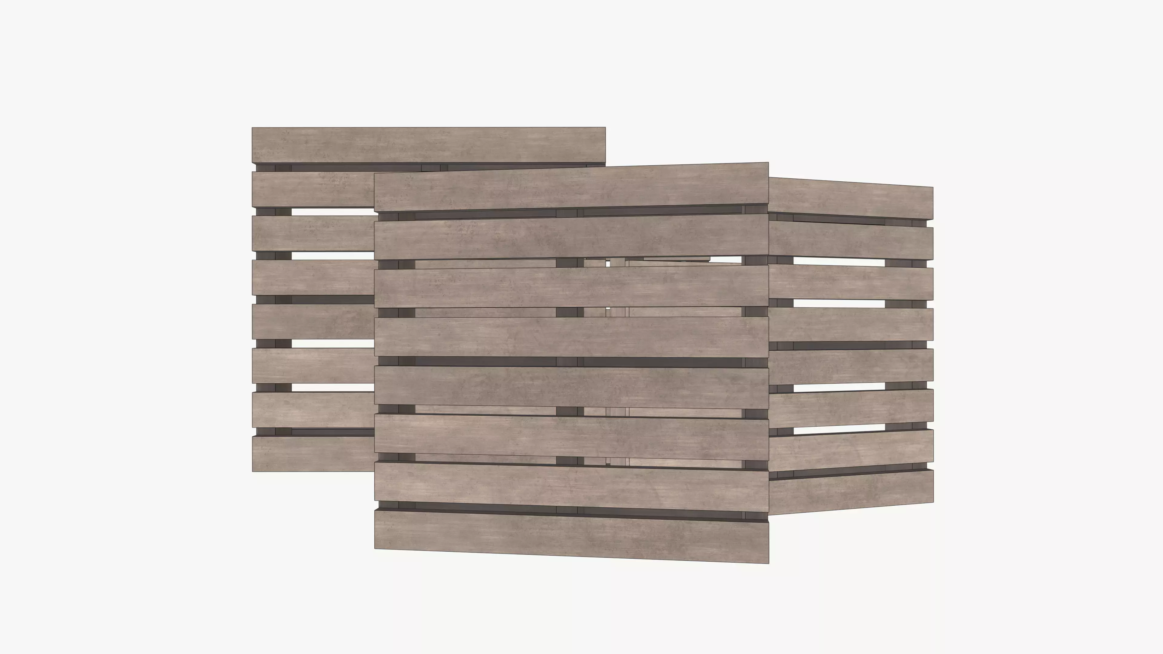 Wooden Pallet 3D model_21