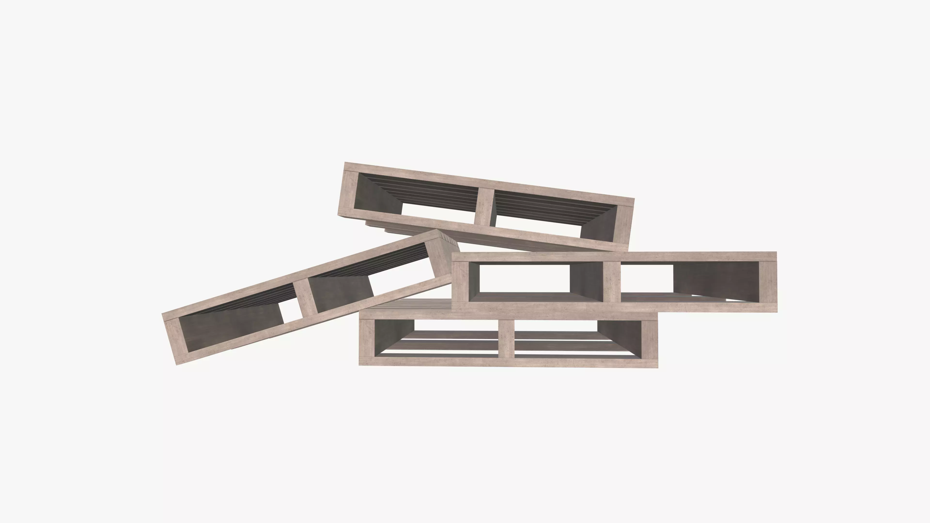 Wooden Pallet 3D model_15