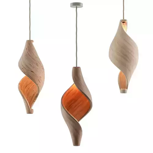 Wabi Sabi Swirl Pendant Lamp
