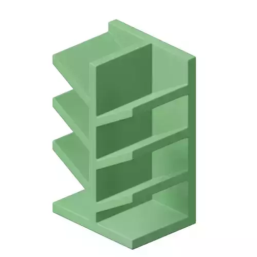 Plastic Decorative Book Shelf Toy