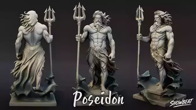 Poseidon Statue