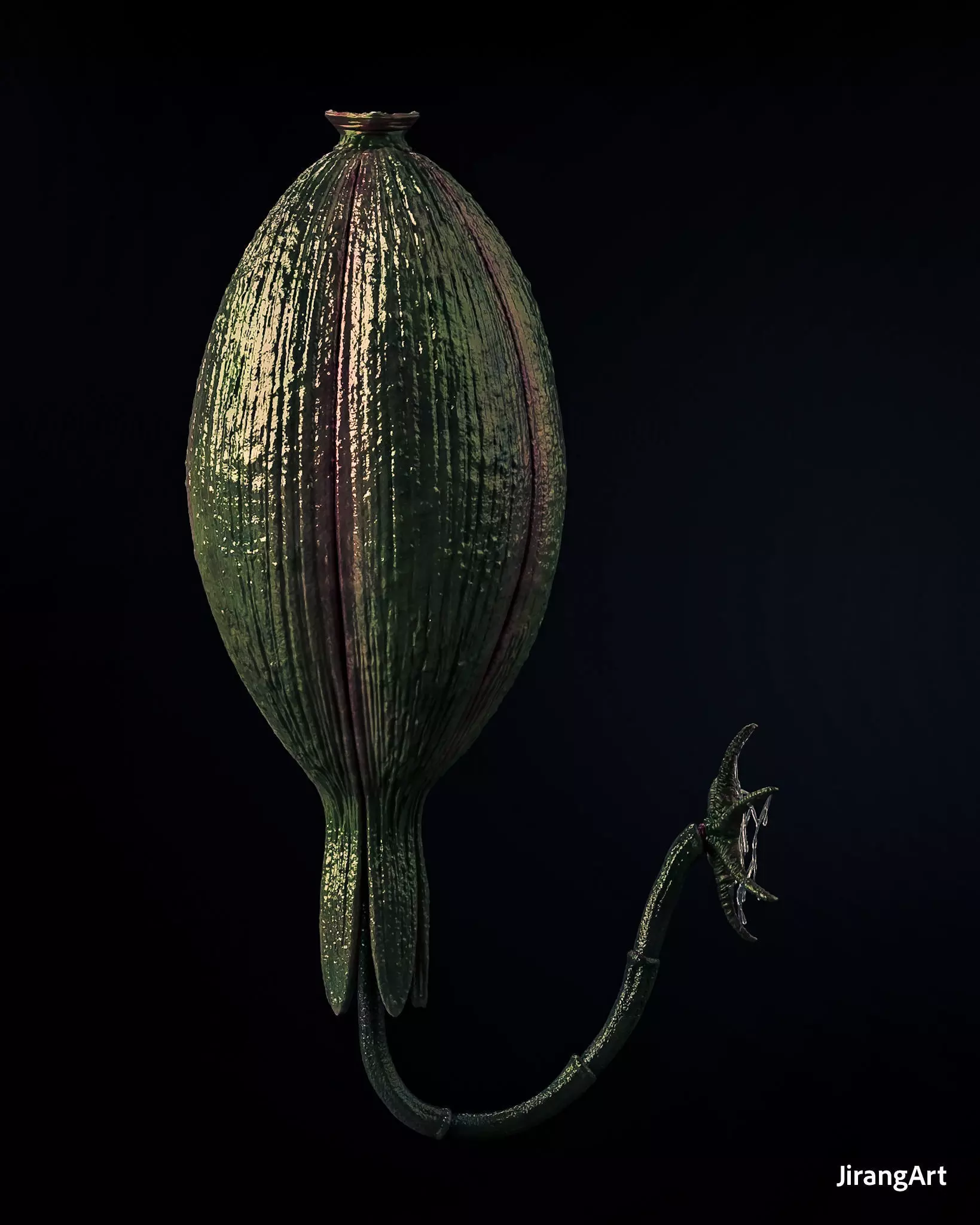 Alien Earth Orchid Species 3D print model_2