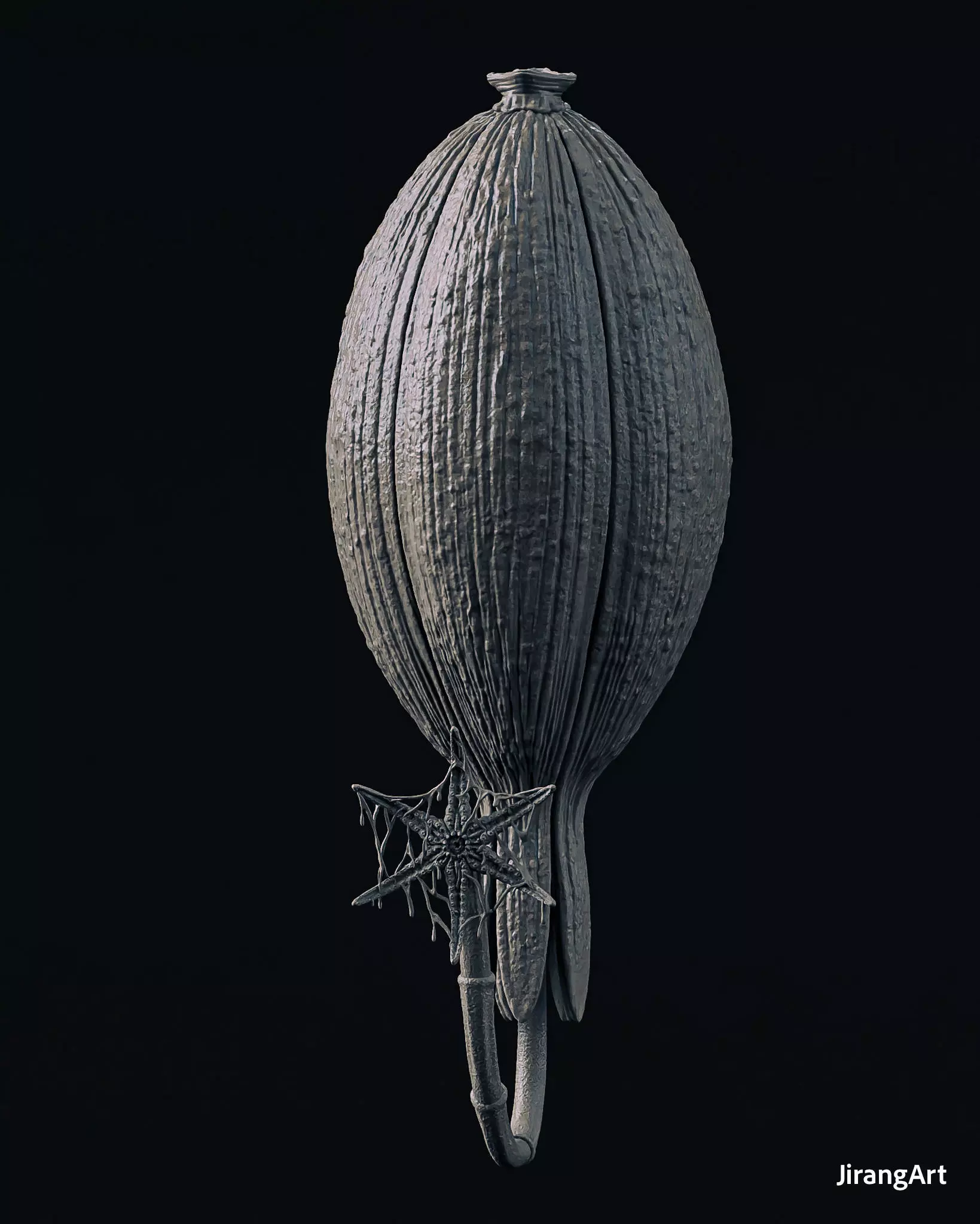 Alien Earth Orchid Species 3D print model_5