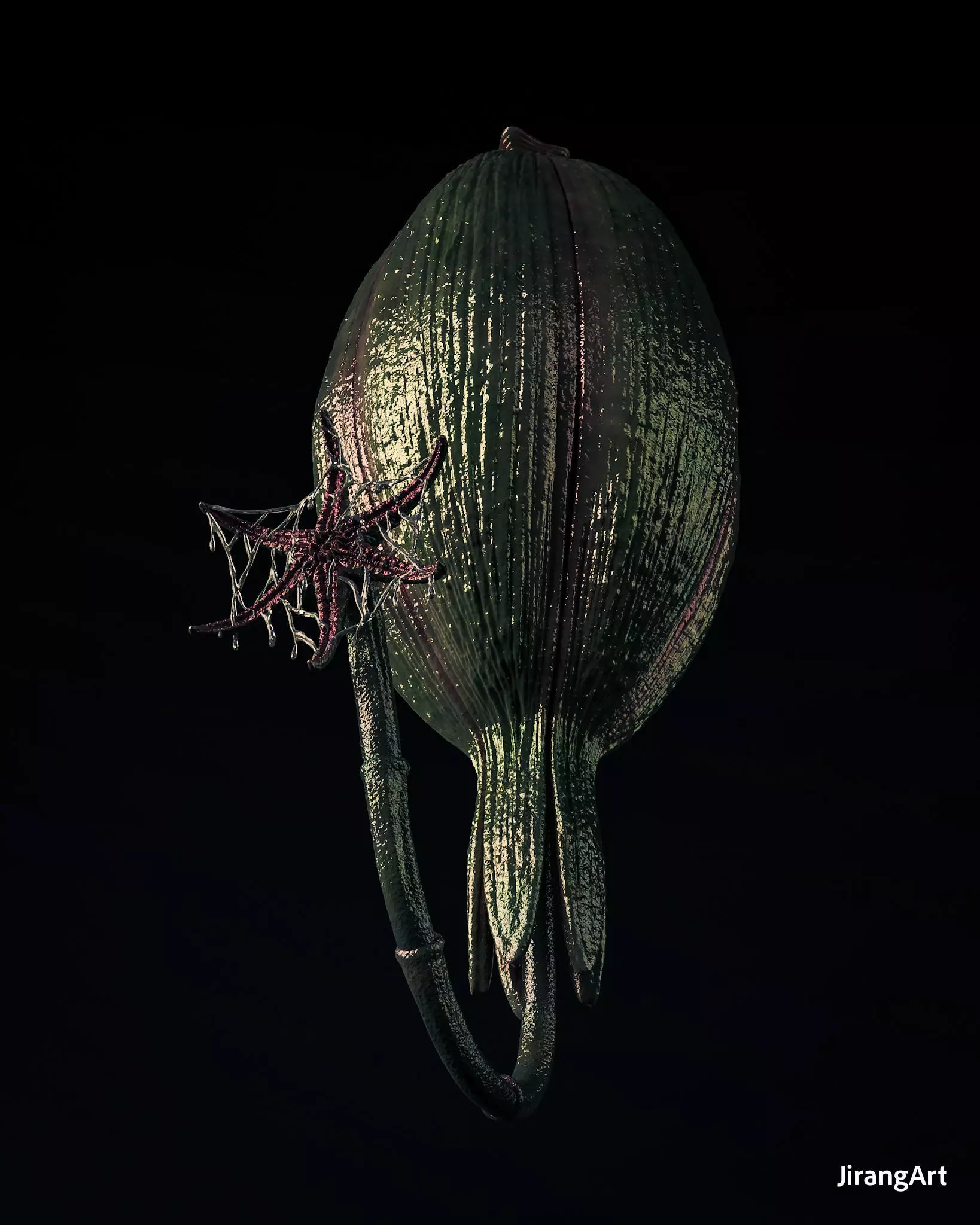 Alien Earth Orchid Species 3D print model_0