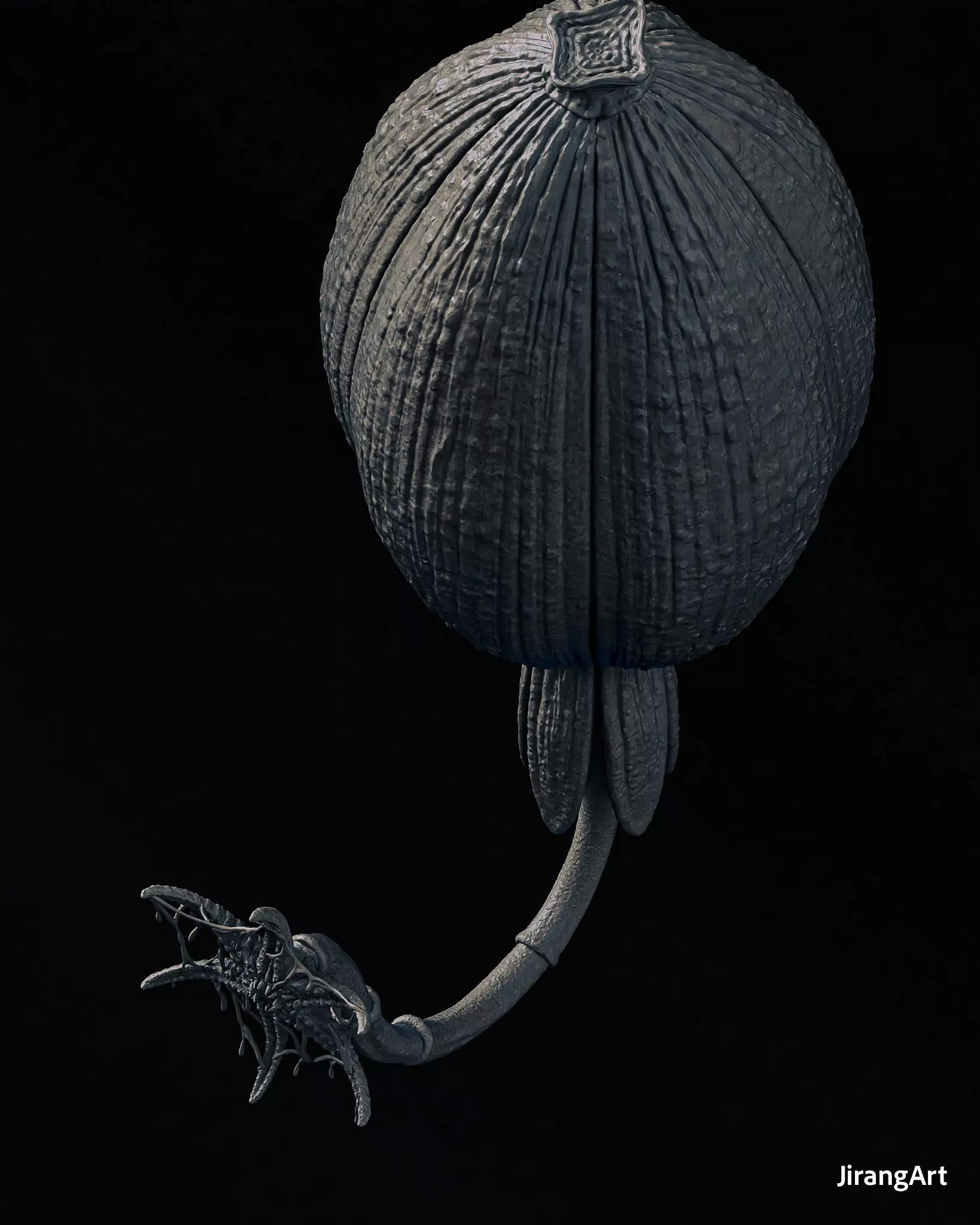 Alien Earth Orchid Species 3D print model_4