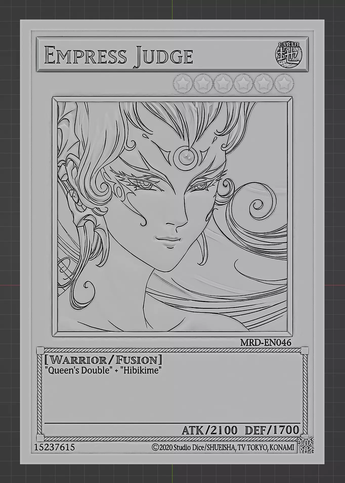 Empress Judge - yu-gi-oh 3D print model_3