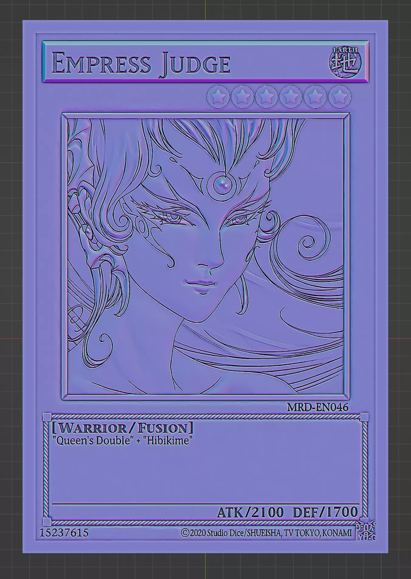 Empress Judge - yu-gi-oh 3D print model_4