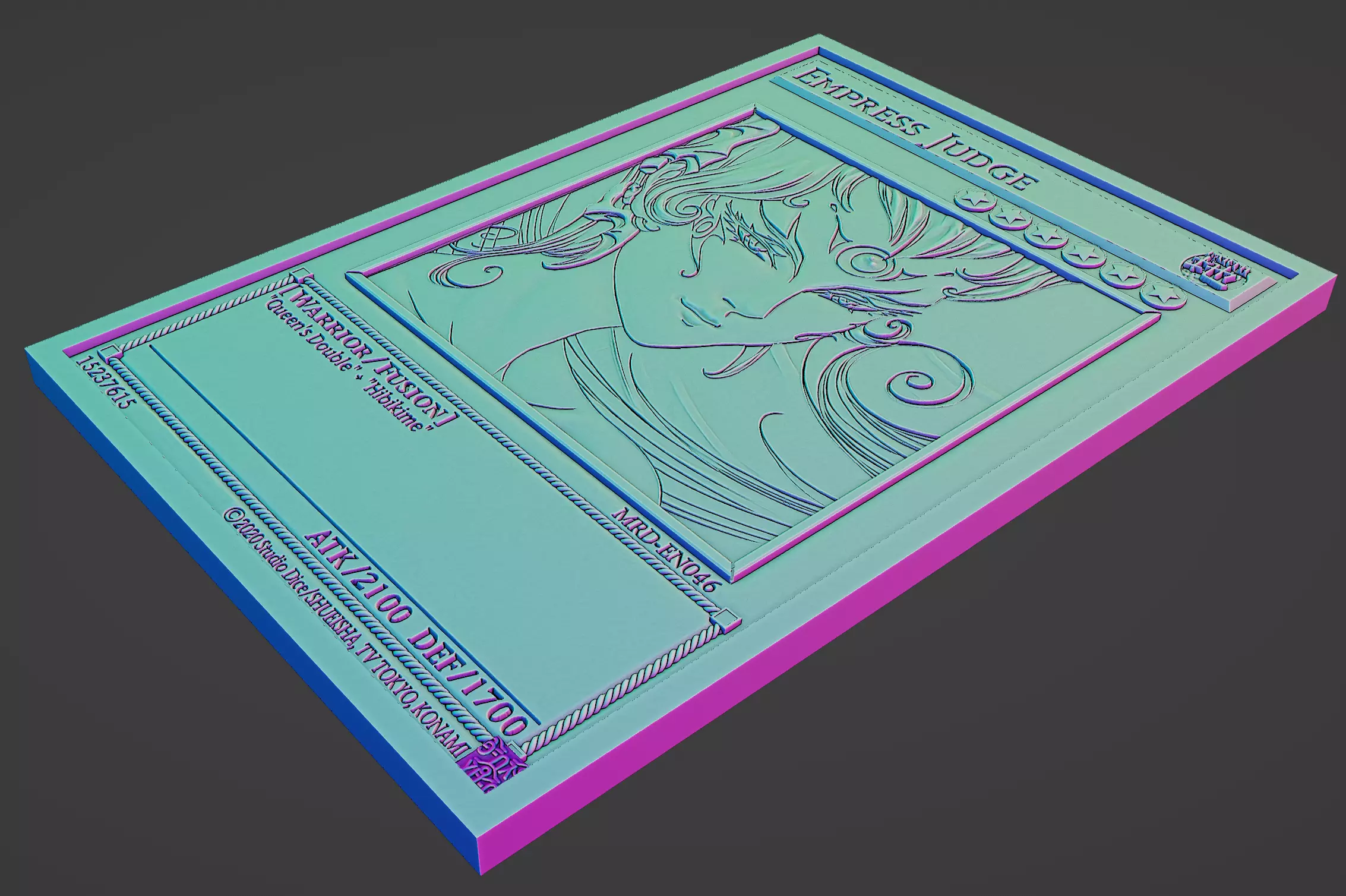 Empress Judge - yu-gi-oh 3D print model_5