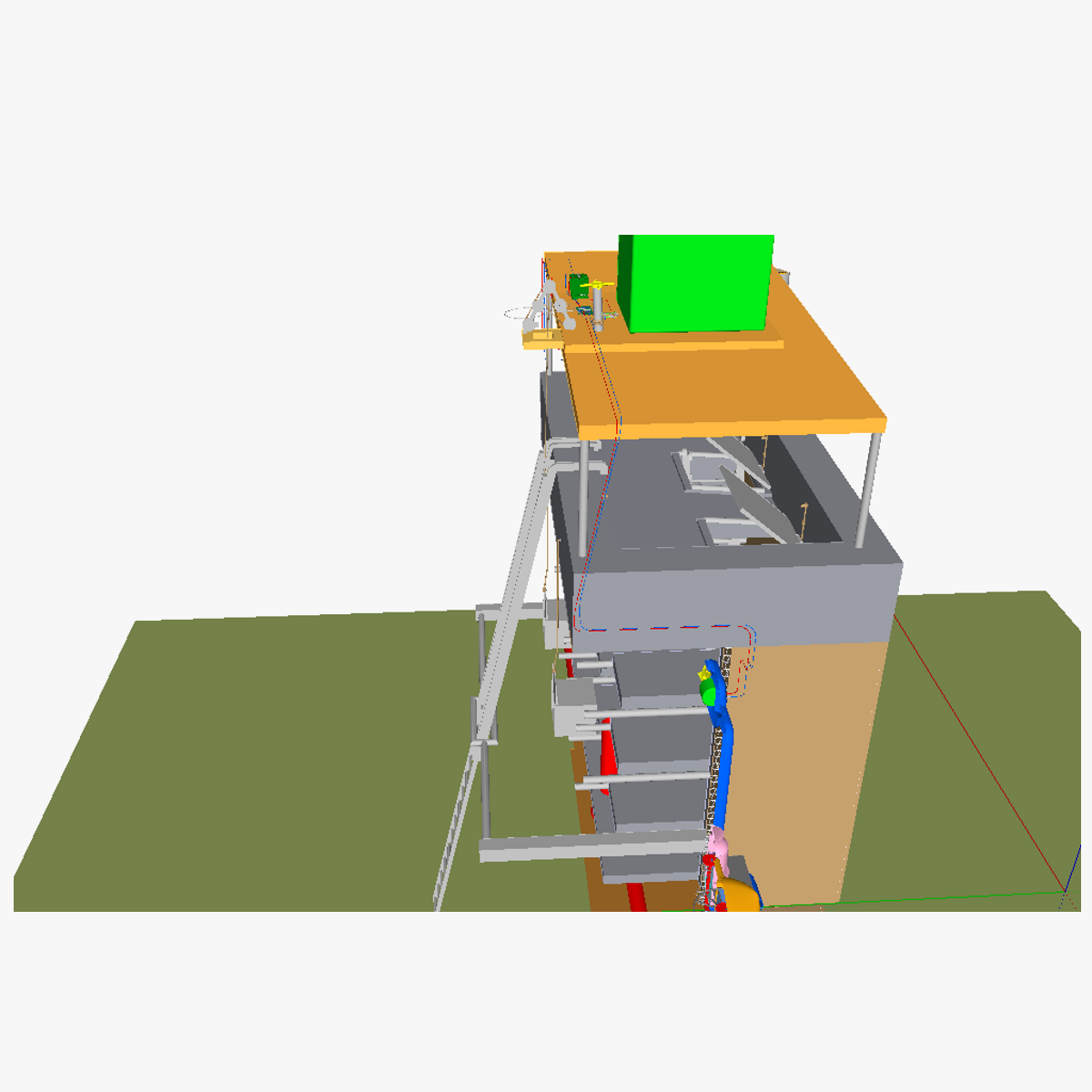 Watchtower sleeping room 3D print model_2