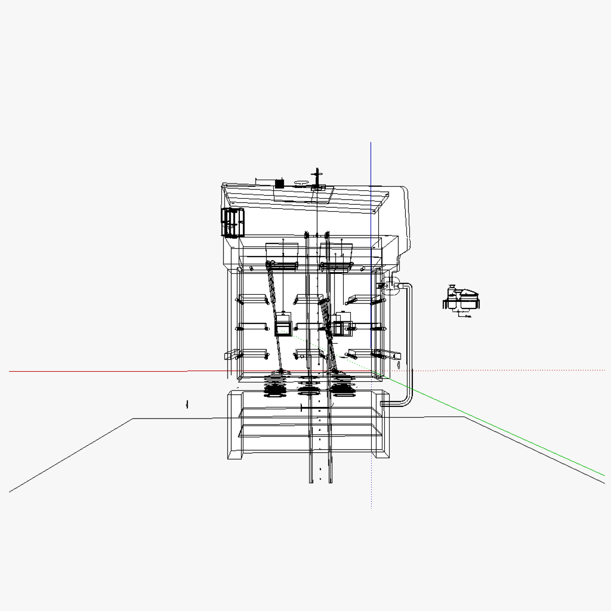 Watchtower sleeping room 3D print model_3