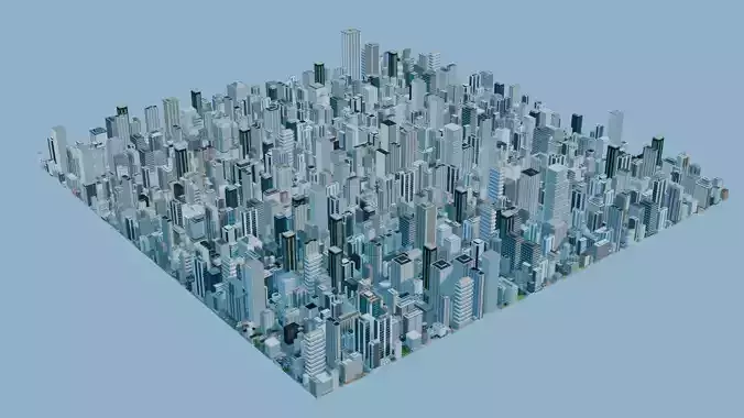 City Downtown Skyscraper Street 09 - DAY