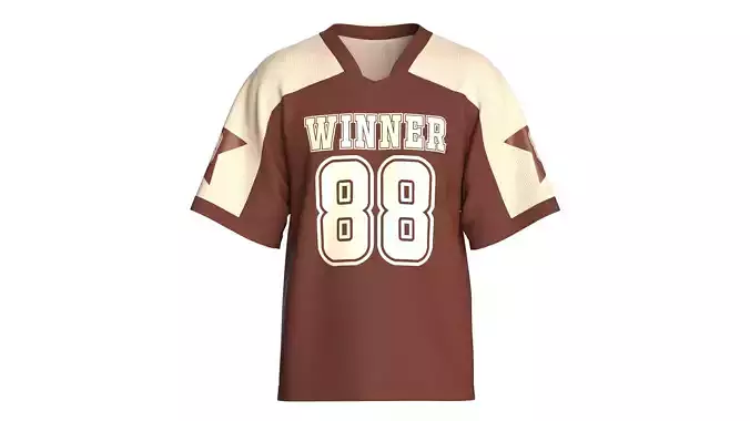 Men Basketball Winner Tshirt - Mesh