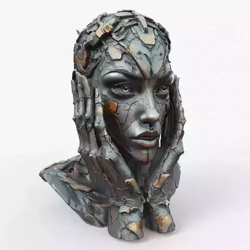 Cyberpunk Head High Detail