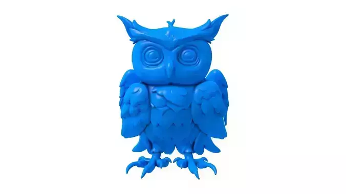 owl - owl stl - bird - baby owl - Christmas owl 