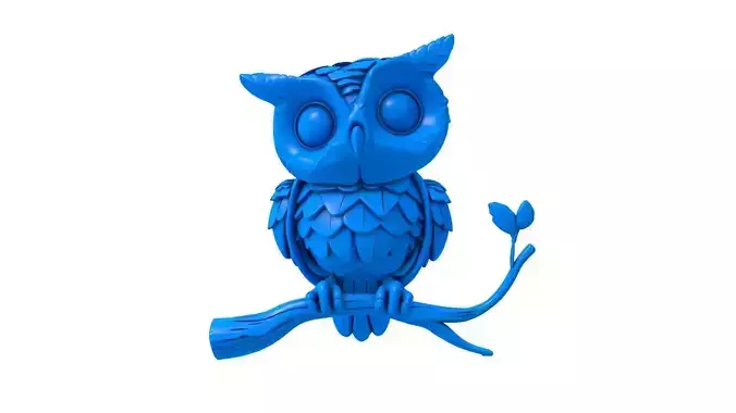 owl - owl stl - bird - baby owl -Christmas owl - halloween owl