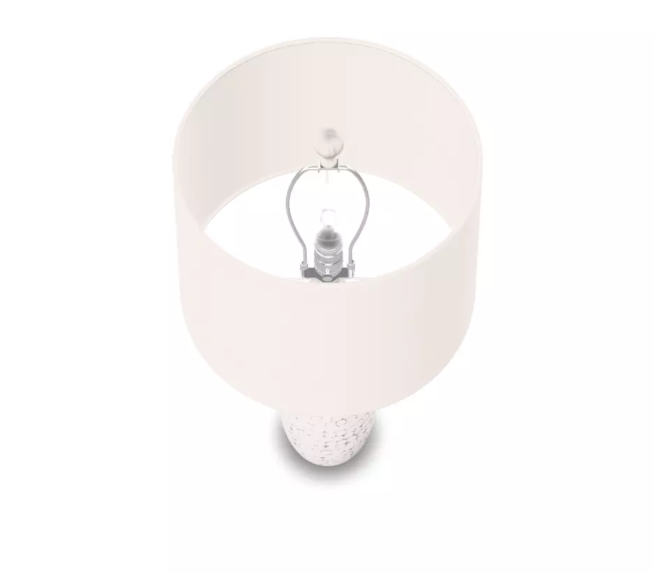 360 Lighting Set of 2 Modern Coastal Table Lamps Low-poly 3D model_10