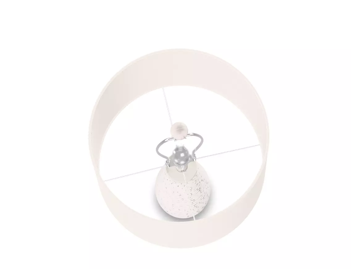 360 Lighting Set of 2 Modern Coastal Table Lamps Low-poly 3D model_0