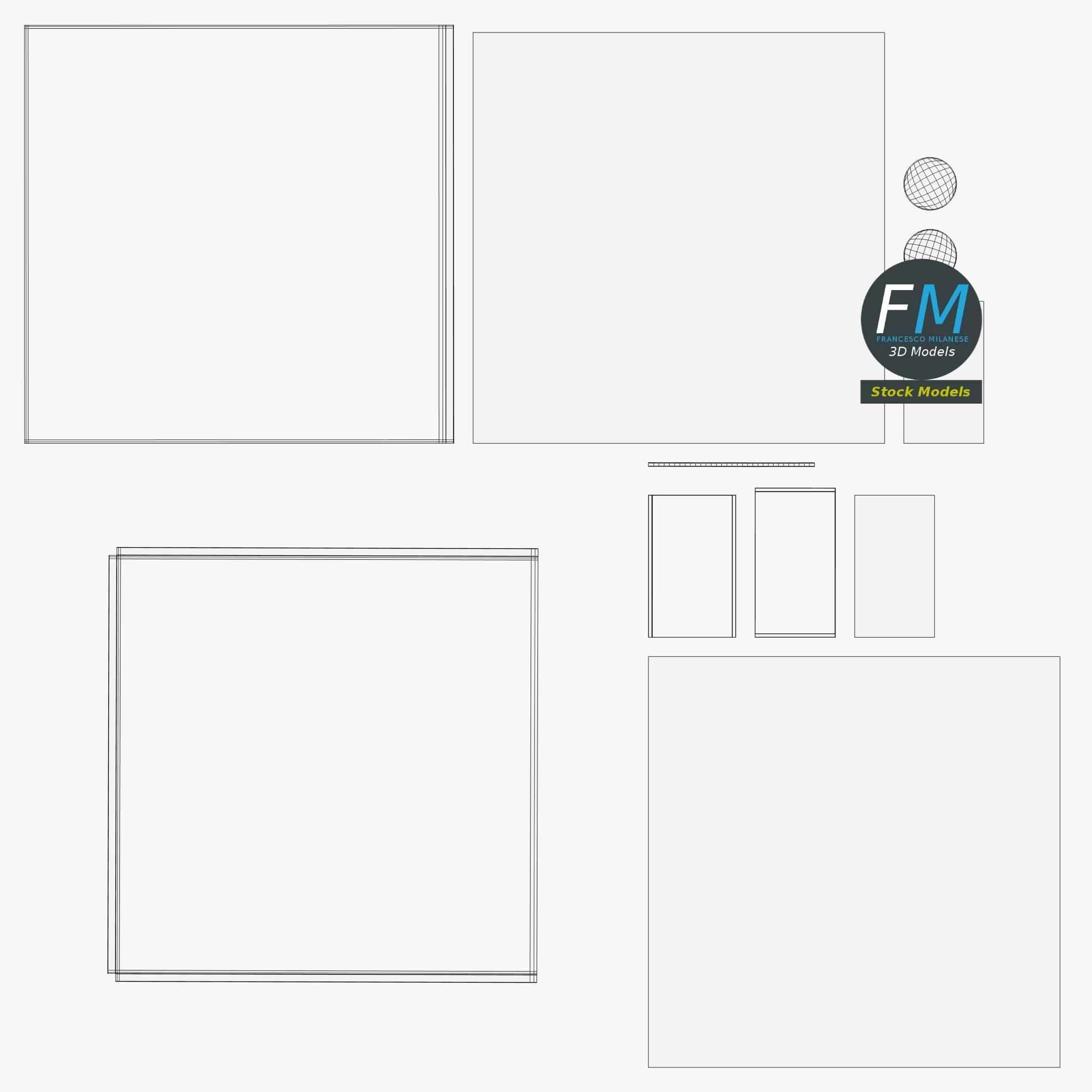 Overhead projector 3D model_11