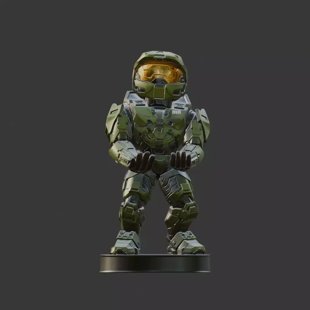 Master Chief Holder 3D print model_0