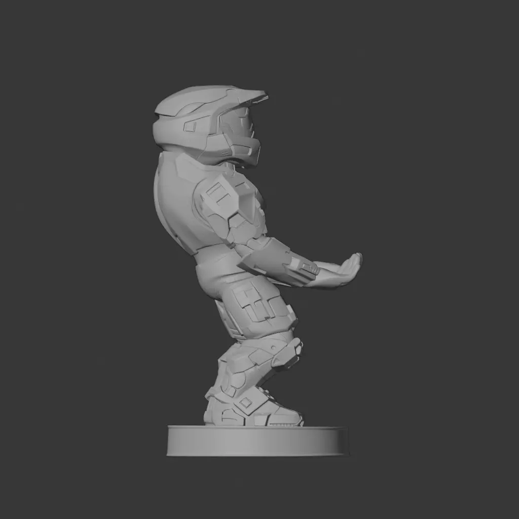 Master Chief Holder 3D print model_4