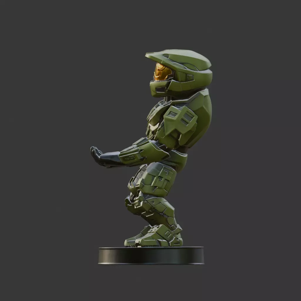 Master Chief Holder 3D print model_1