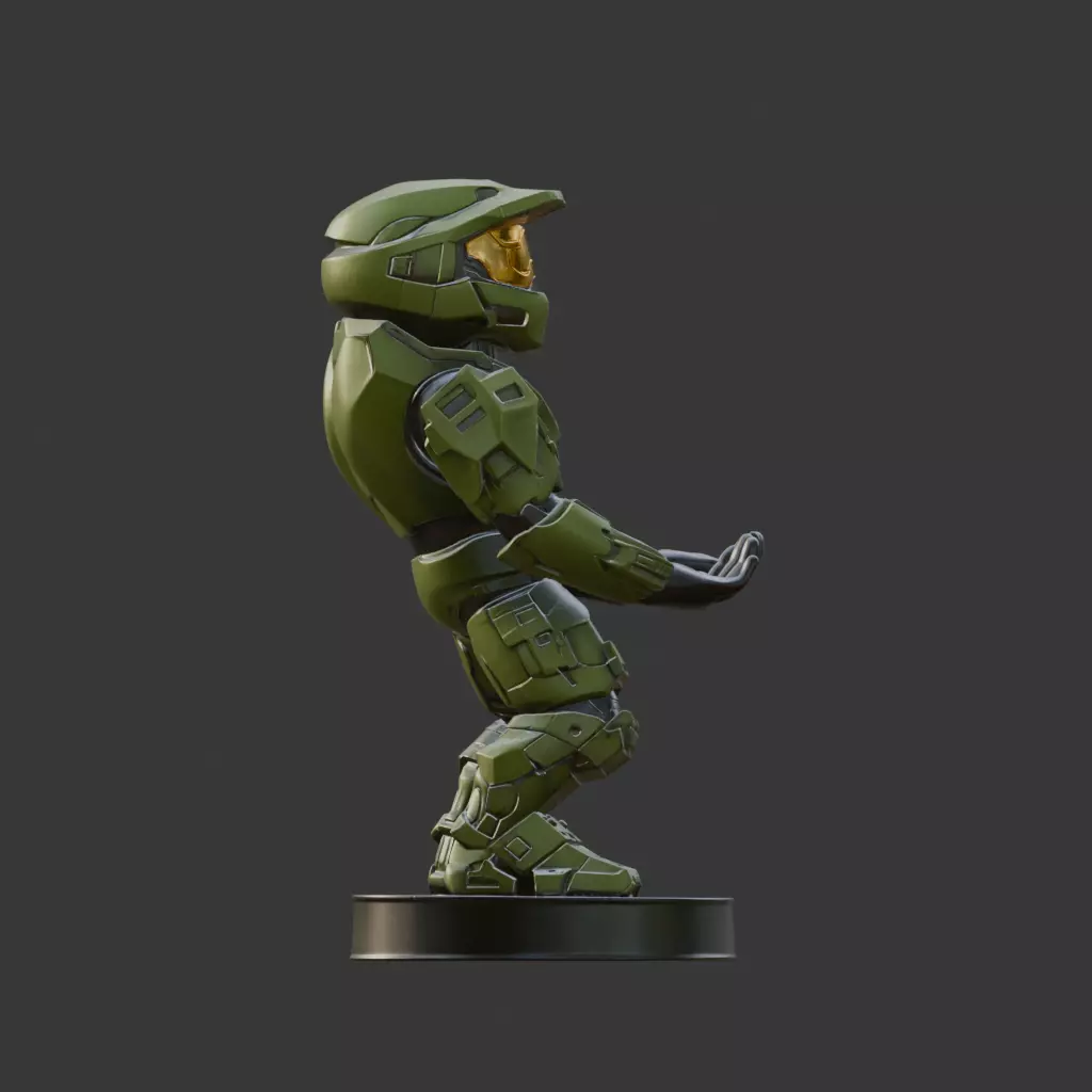 Master Chief Holder 3D print model_3
