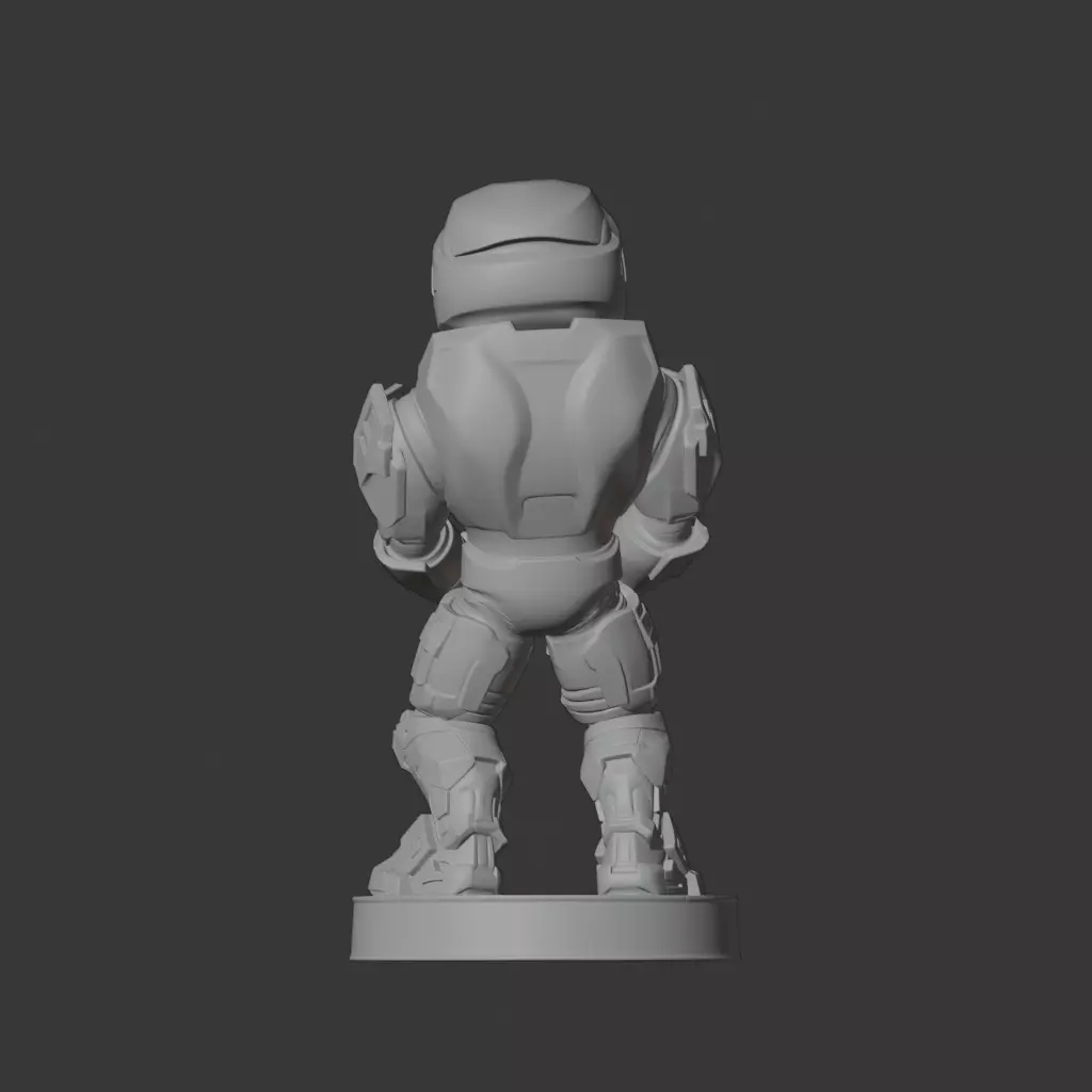 Master Chief Holder 3D print model_5
