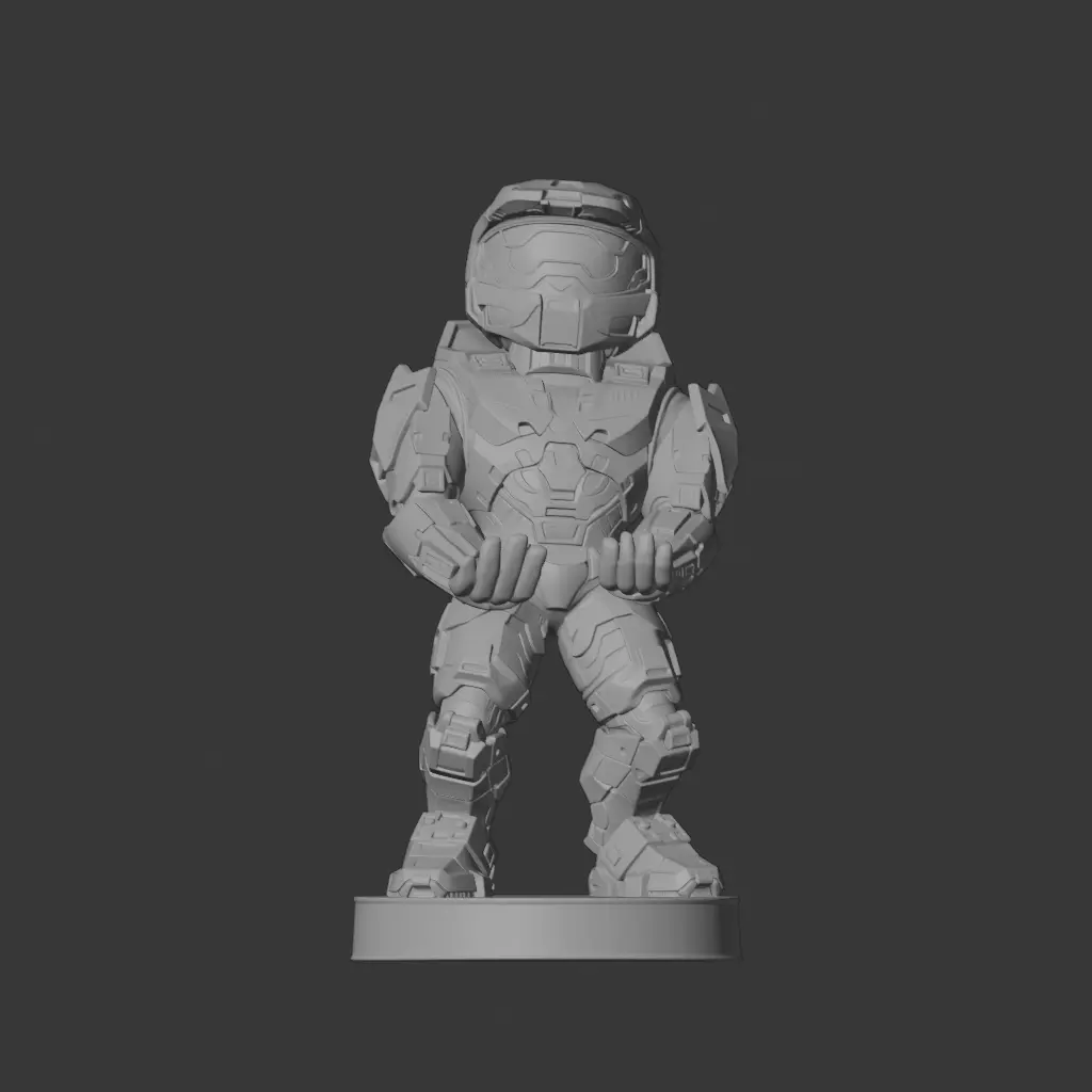 Master Chief Holder 3D print model_7